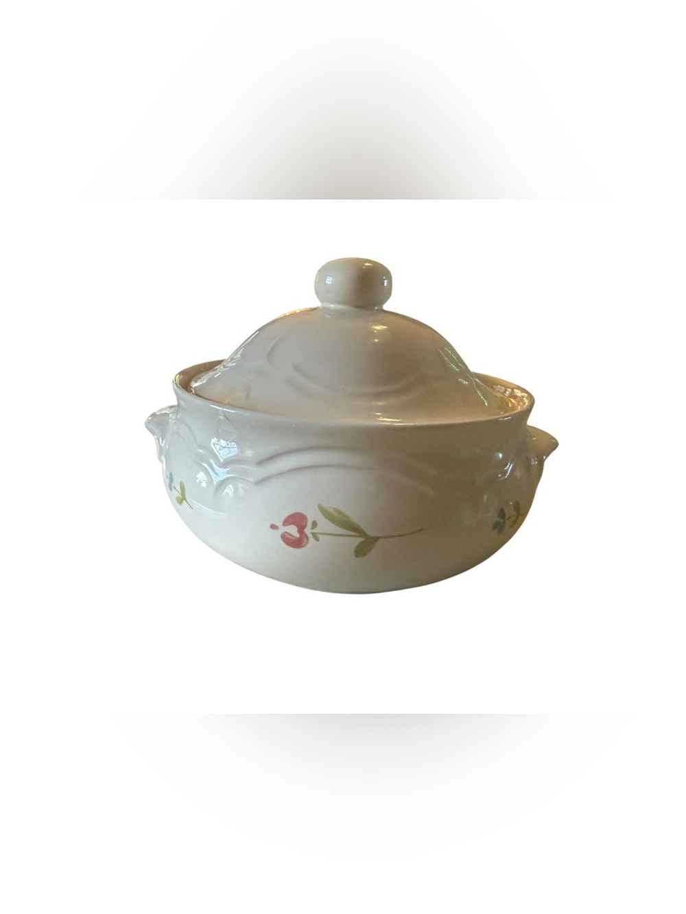Ceramic Floral Covered Casserole Dish